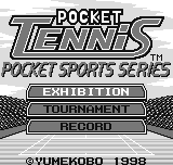 Pocket Tennis - Pocket Sports Series Title Screen